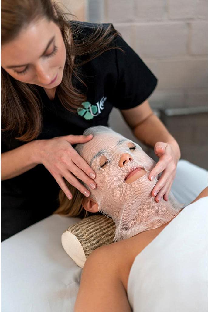 Lifesoft gasa facial: textura gruesa para fórmulas espesas como arcilla
