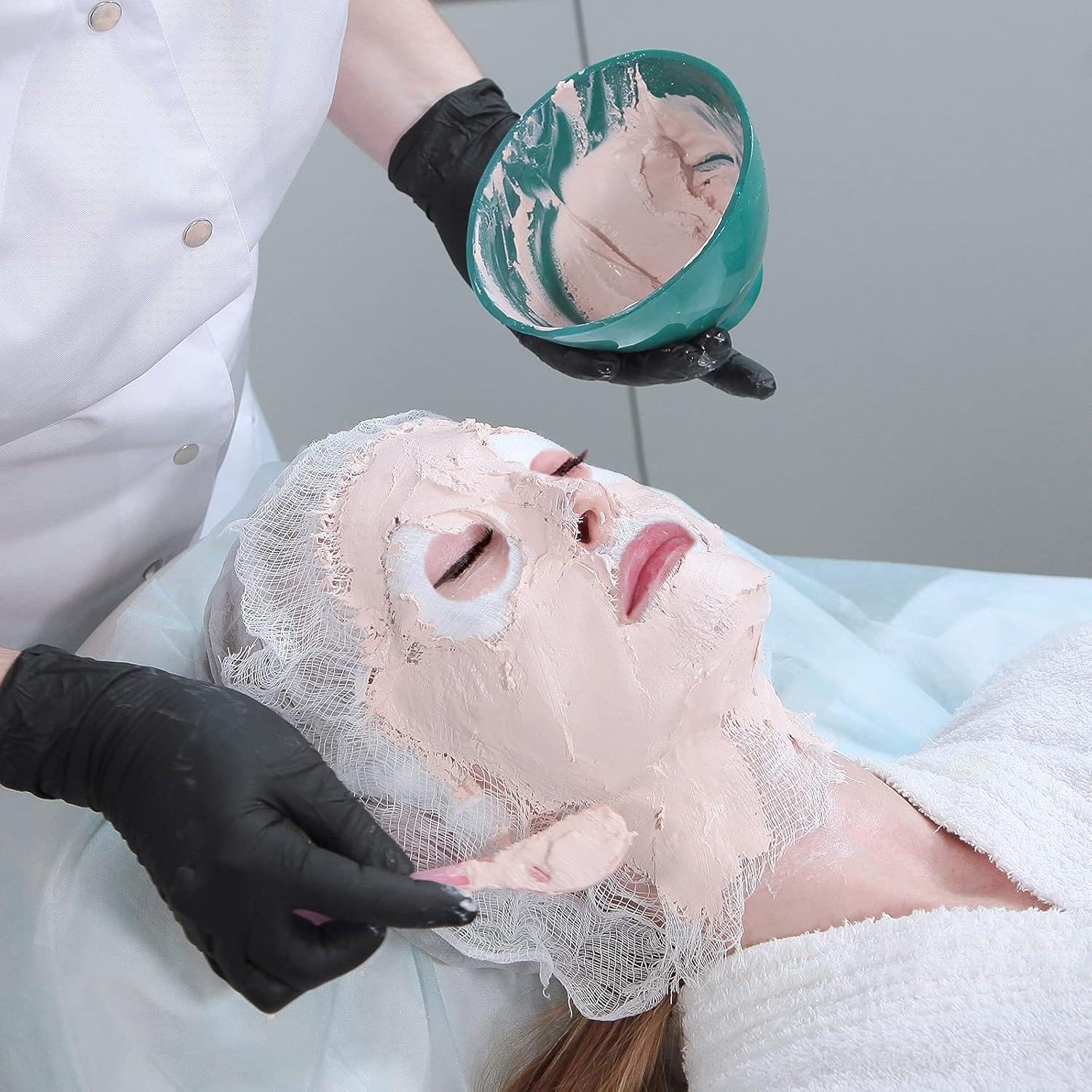 Lifesoft gasa facial: uso para modelado y purificación de la piel