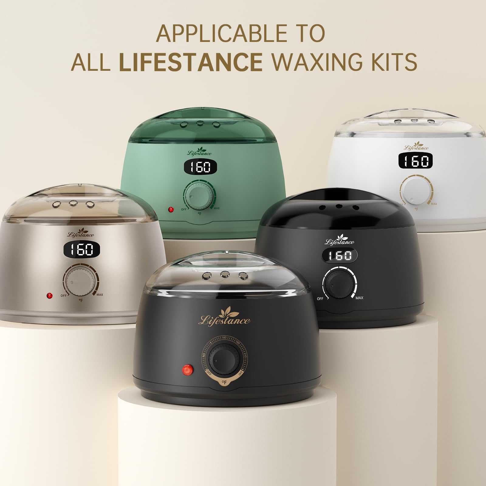 Lifestance at home wax session setup demonstrates easy, effective hair removal.
