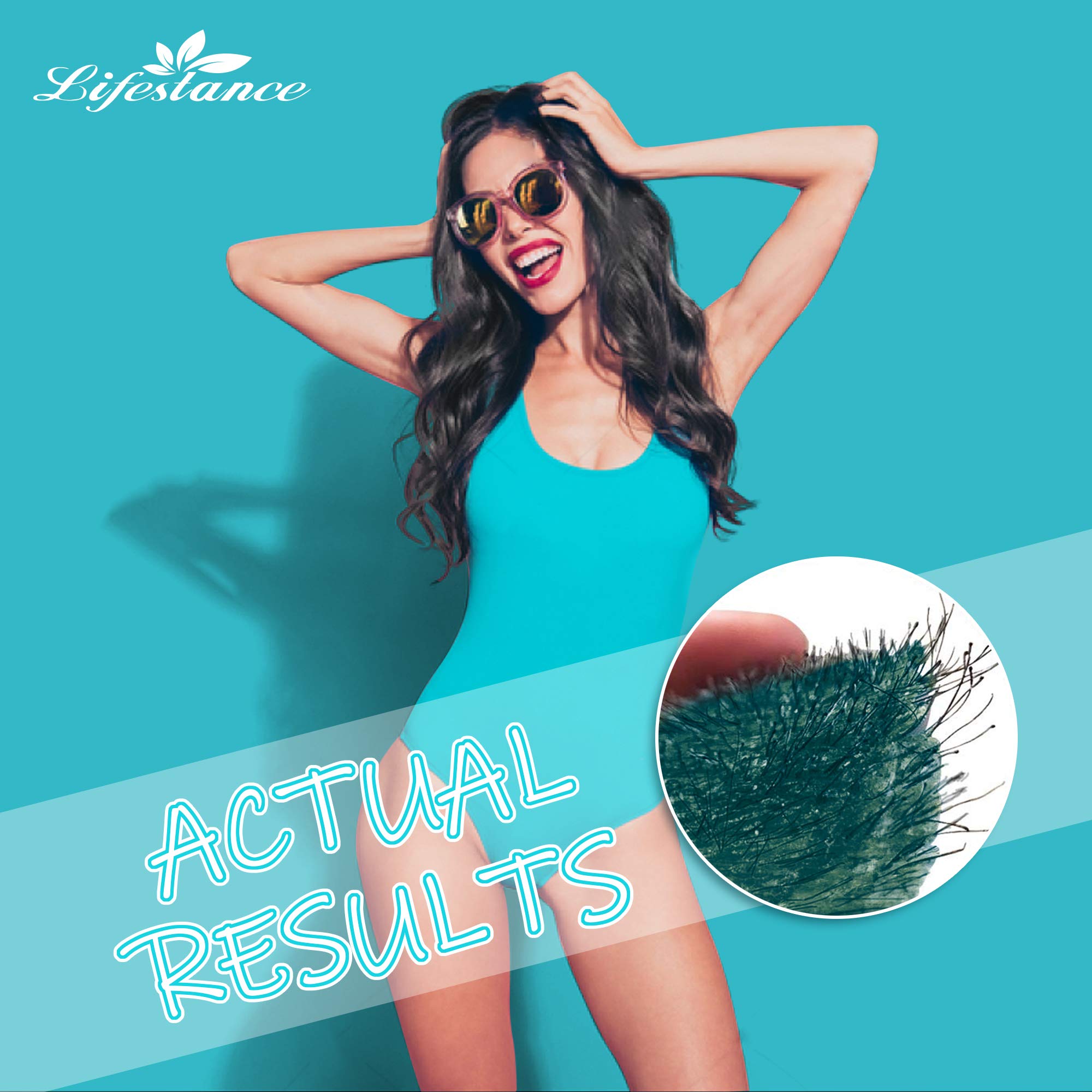 Lifestance at-home spa wax kit with jasmine beads for DIY waxing.