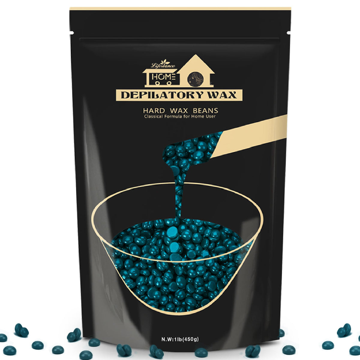 Lifestance Jasmine wax beads 1lb for at-home salon-quality waxing.