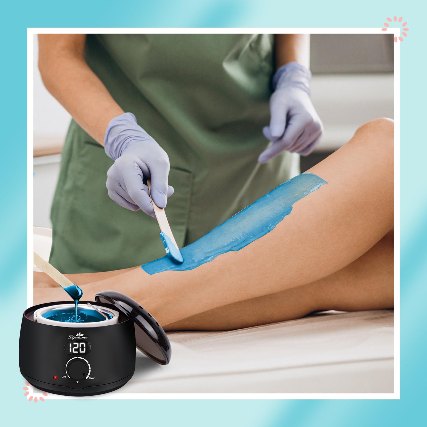 Lifestance L2 includes accessories for smoother at-home waxing sessions