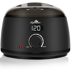 Lifestance L2 wax warmer front view, compact home-use design for quick waxing