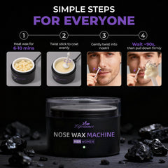 Lifestance Nose Wax Kit 47g weight is ultra-portable for travel touch-ups.