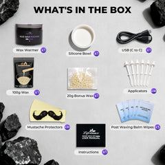 Lifestance Nose Wax Kit dual-end applicator offers precise hair removal.