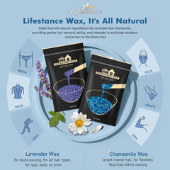 Lifestance silicone liner bowl enabling smooth wax removal and cleanup.