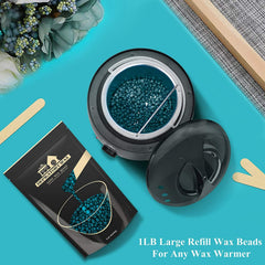 Lifestance wax beads melt at lower temperatures for comfortable sessions.