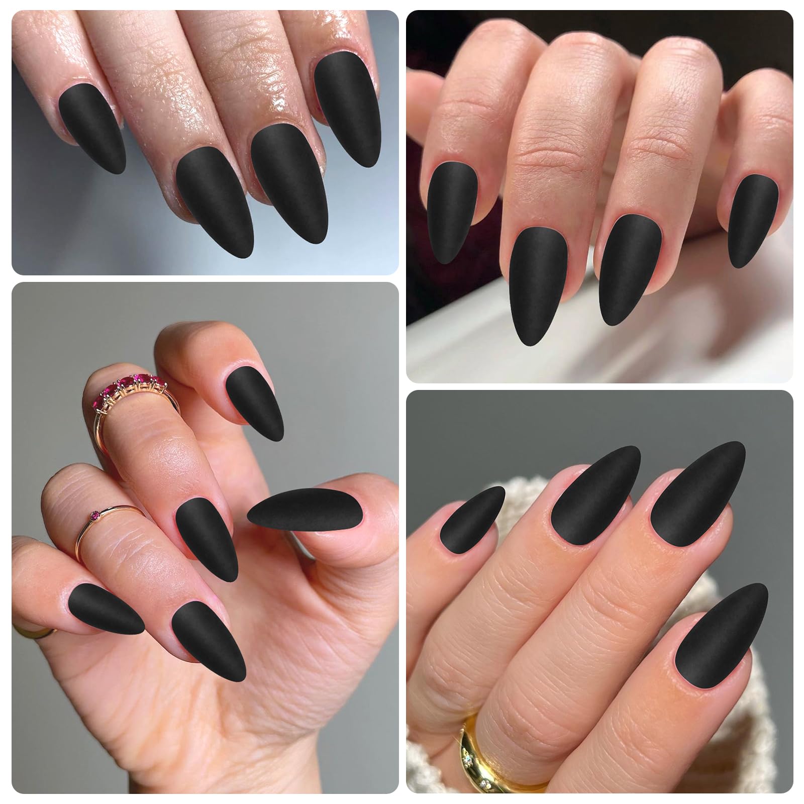 Lifextol aplicación rápida de uñas almendra, ideal para DIY en casa.
