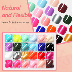 Lifextol 10 hojas adhesivas para uñas del pie, fijación fácil y segura.