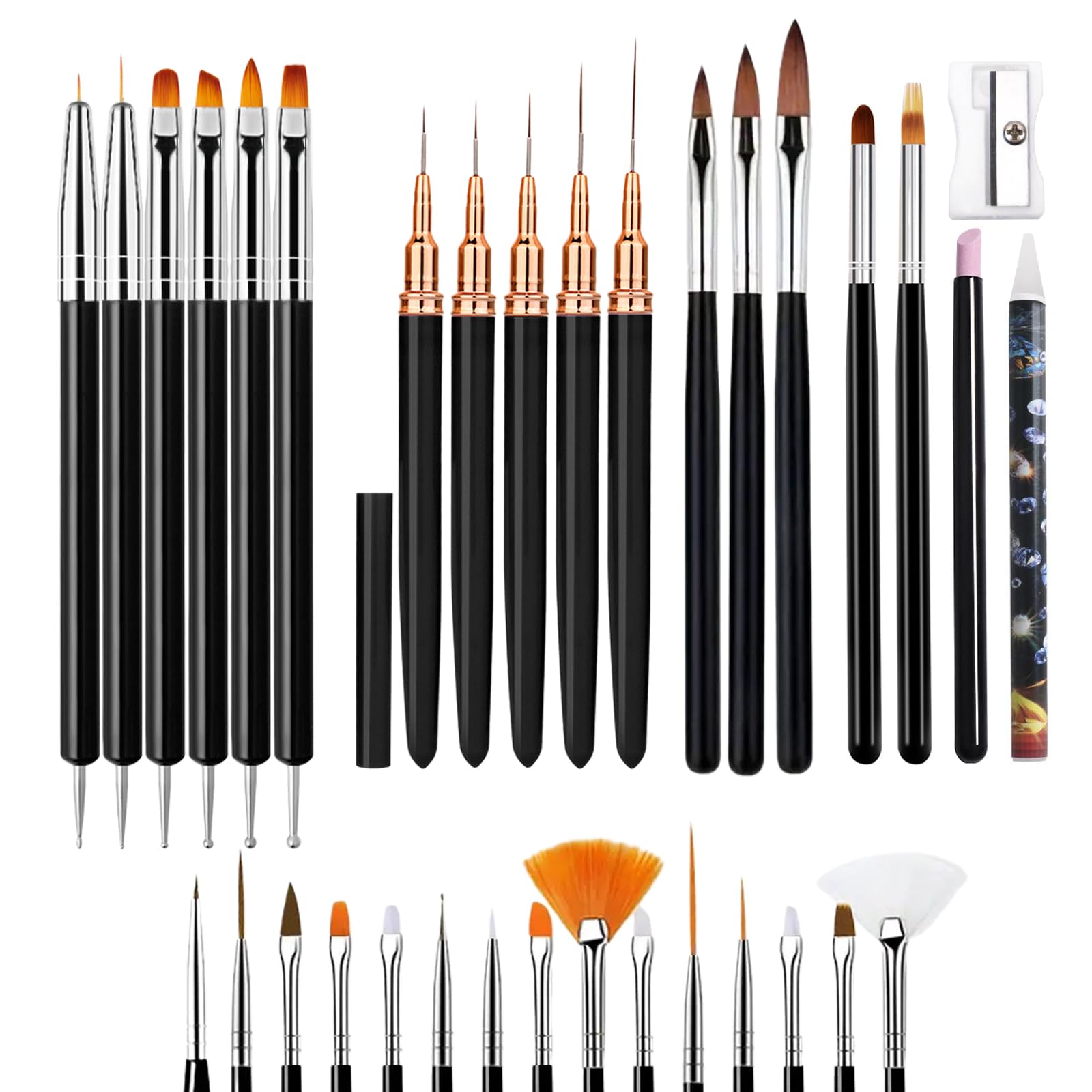Light Rain 34Pcs kit is beginner-friendly and versatile.