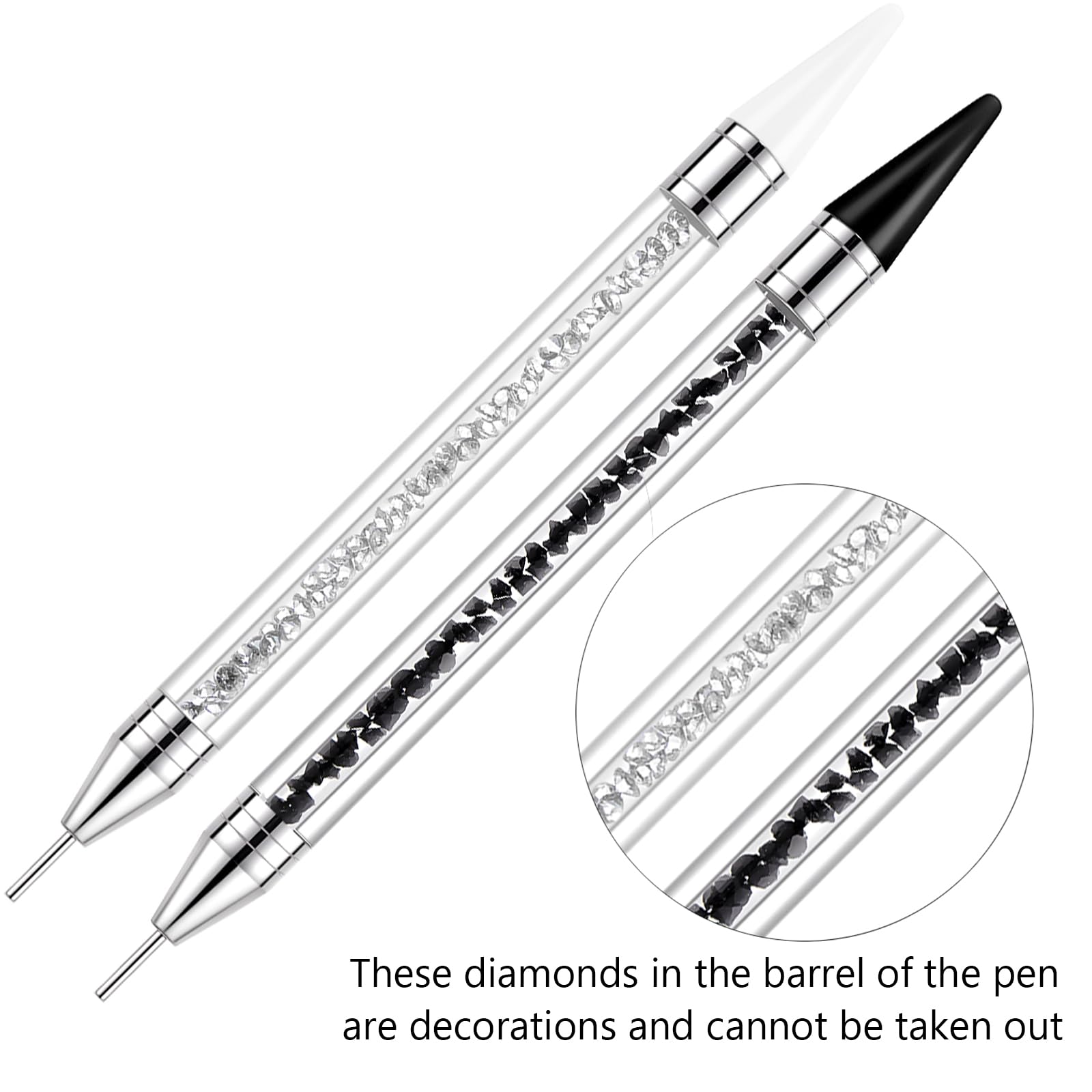 Light Rain included clay helps secure or remove rhinestones on nails