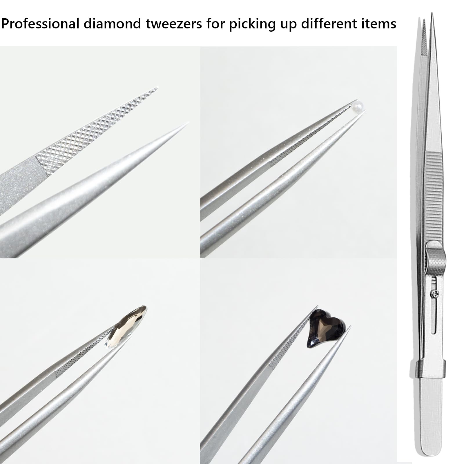 LIGHT RAIN precision tweezers for careful placement and removal