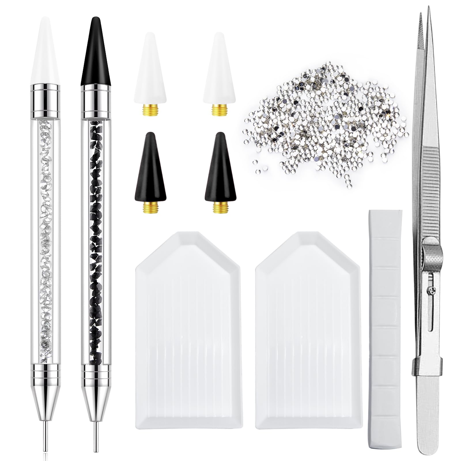 Light Rain rhinestone picker tool dual-head pen for precise nail art placement