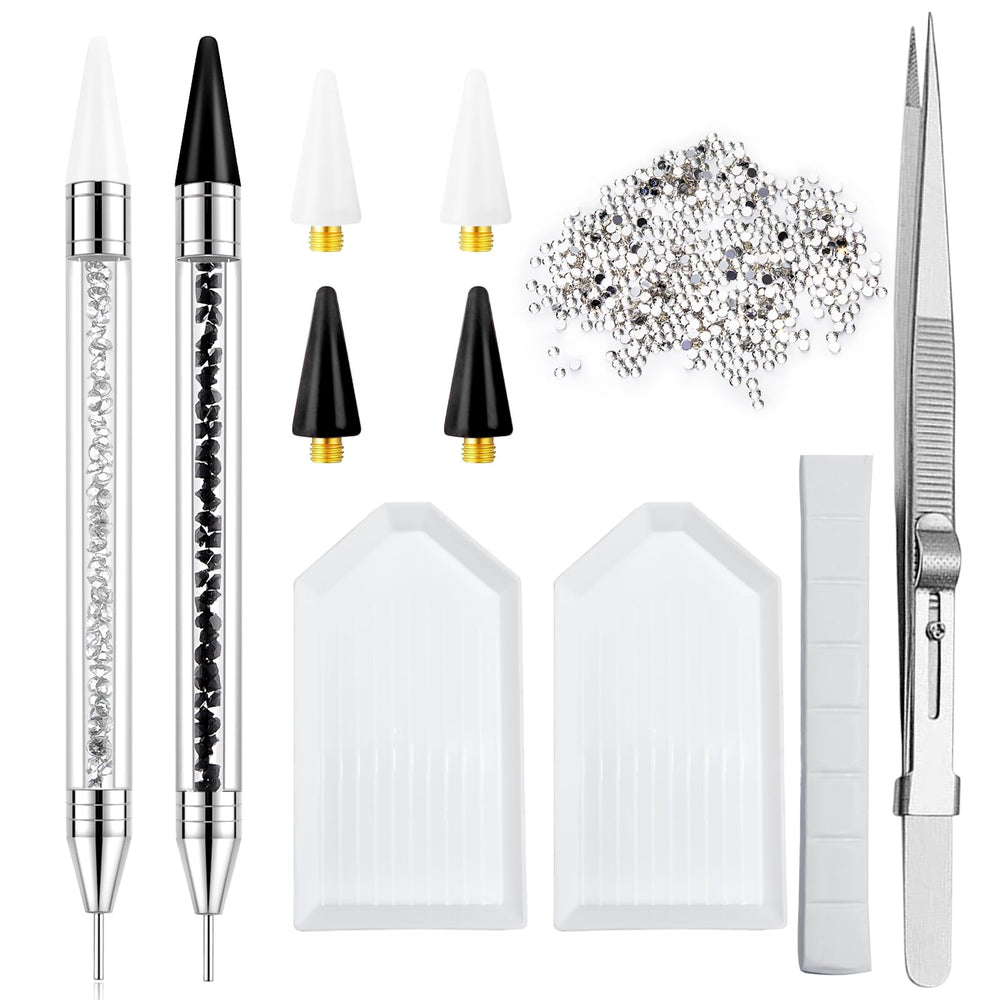 Light Rain rhinestone picker tool dual-head pen for precise nail art placement