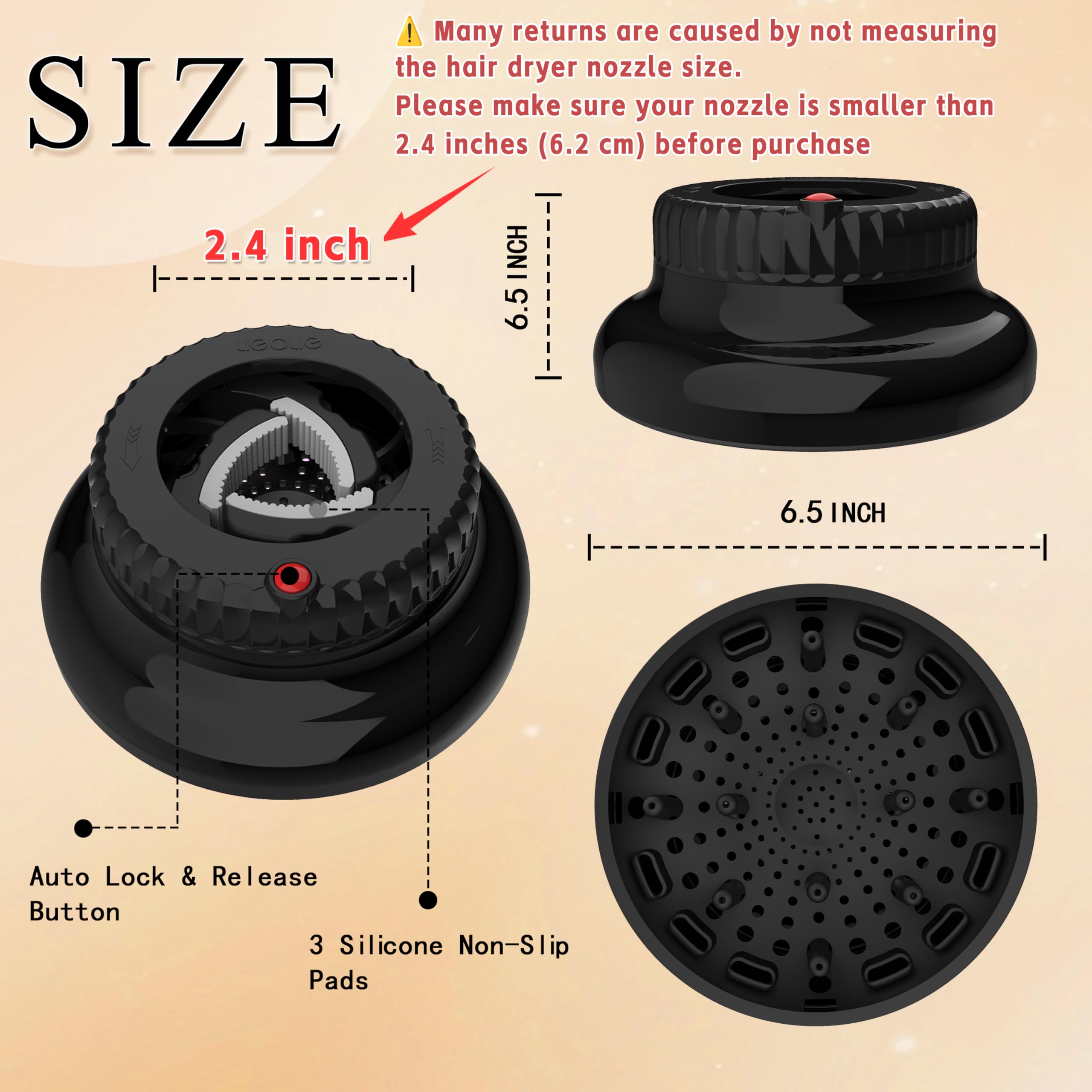 LIGOLIG diffuser vent design provides balanced heat distribution.