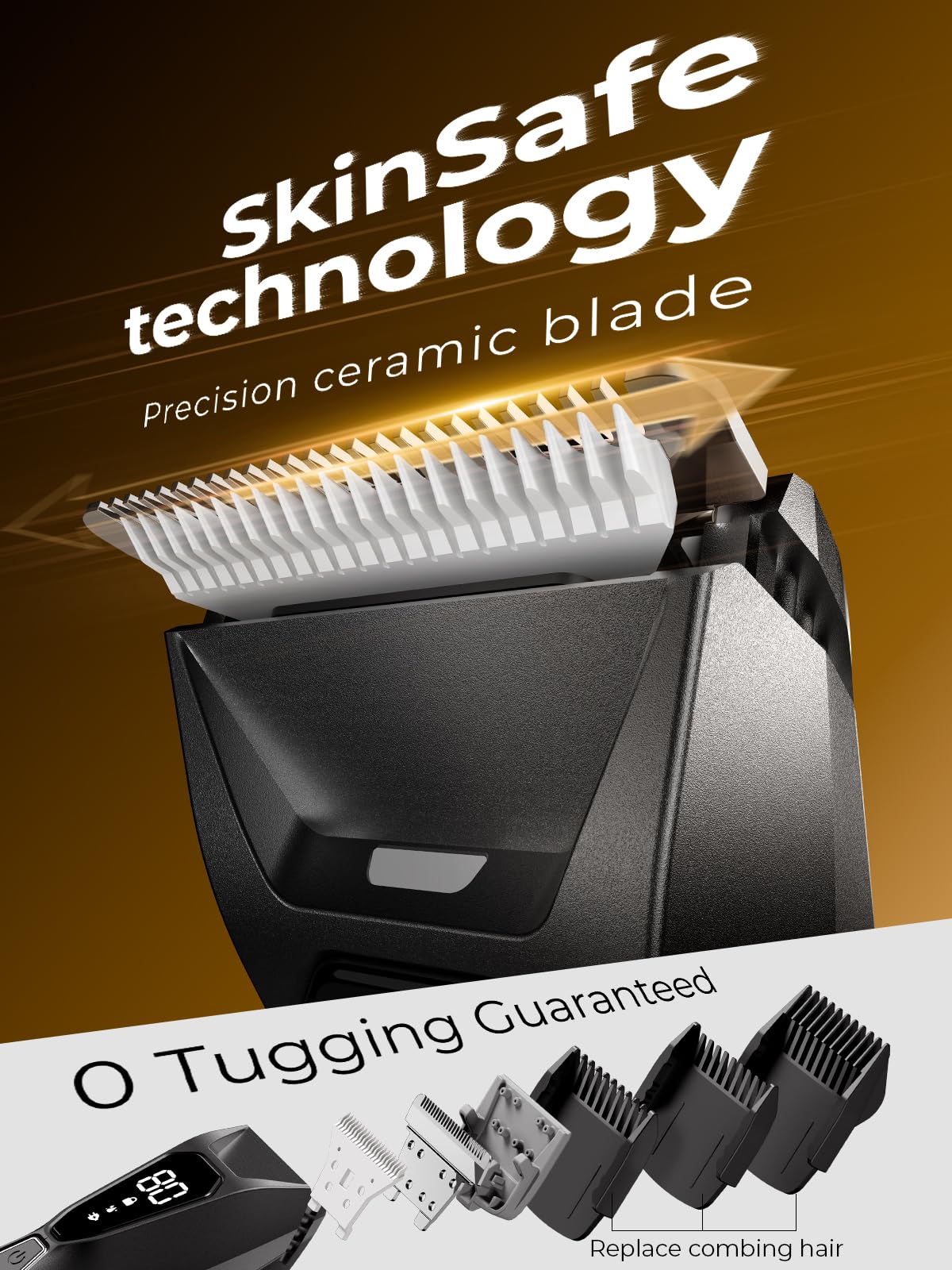 Lijecozy trimmer on wireless charging pad for effortless power