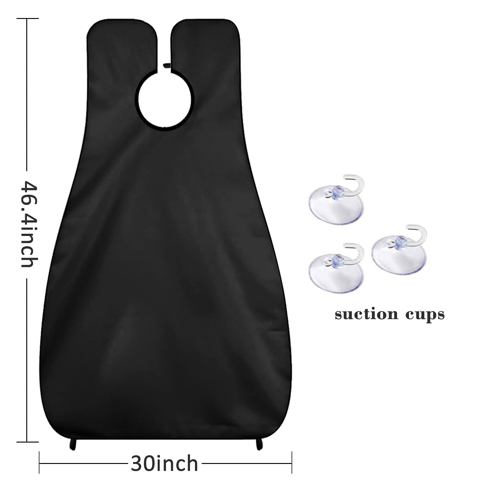 Likeny Beard Bib Apron adjustable neck strap for a comfortable fit.