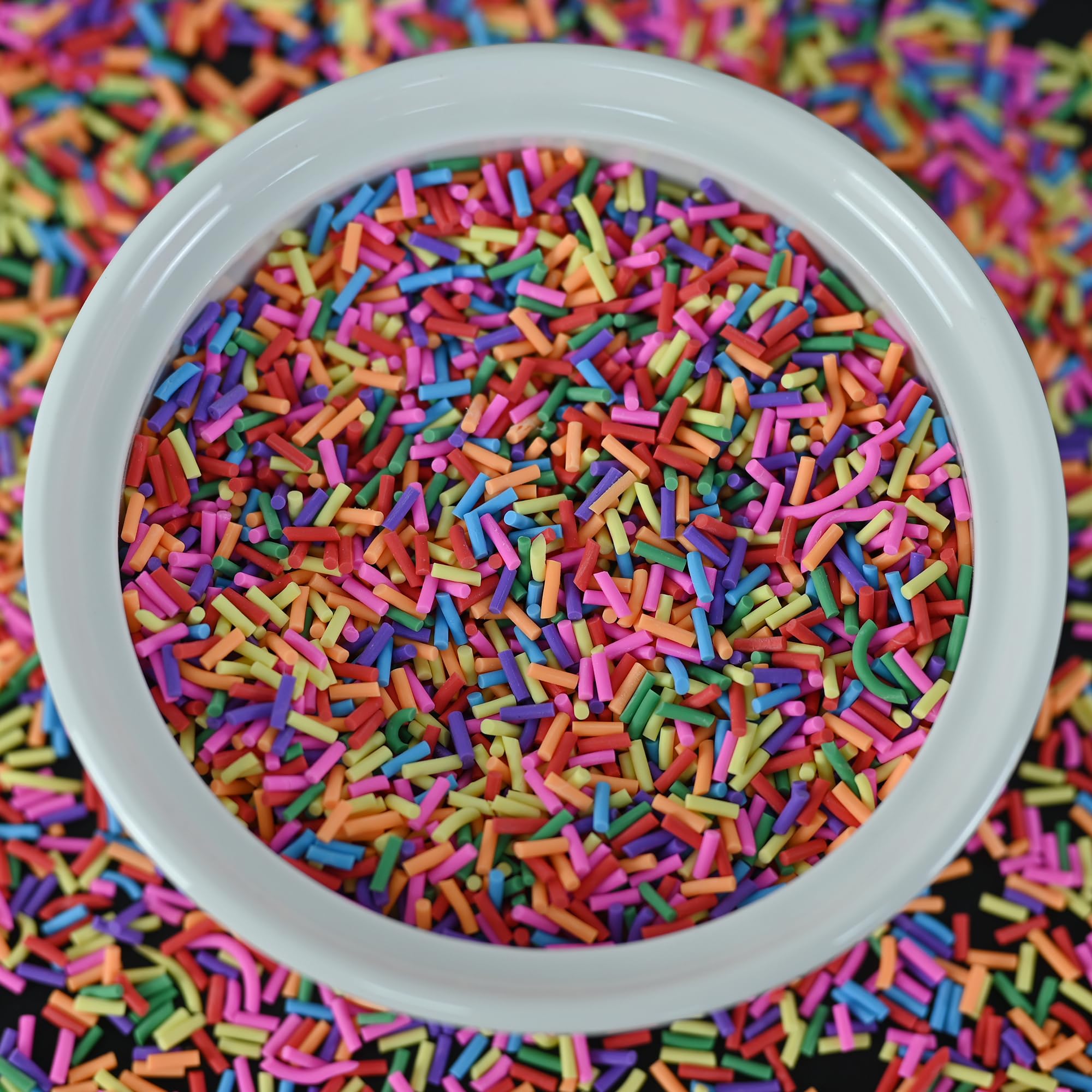 LIKETURE fake sprinkles multicolor packet adds playful accents to crafts