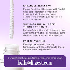 Lilac St lash-cluster mini wand applicator for precise lash placement.