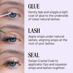Lilac St Originals 14mm lashes offer balanced natural-to-dramatic finish