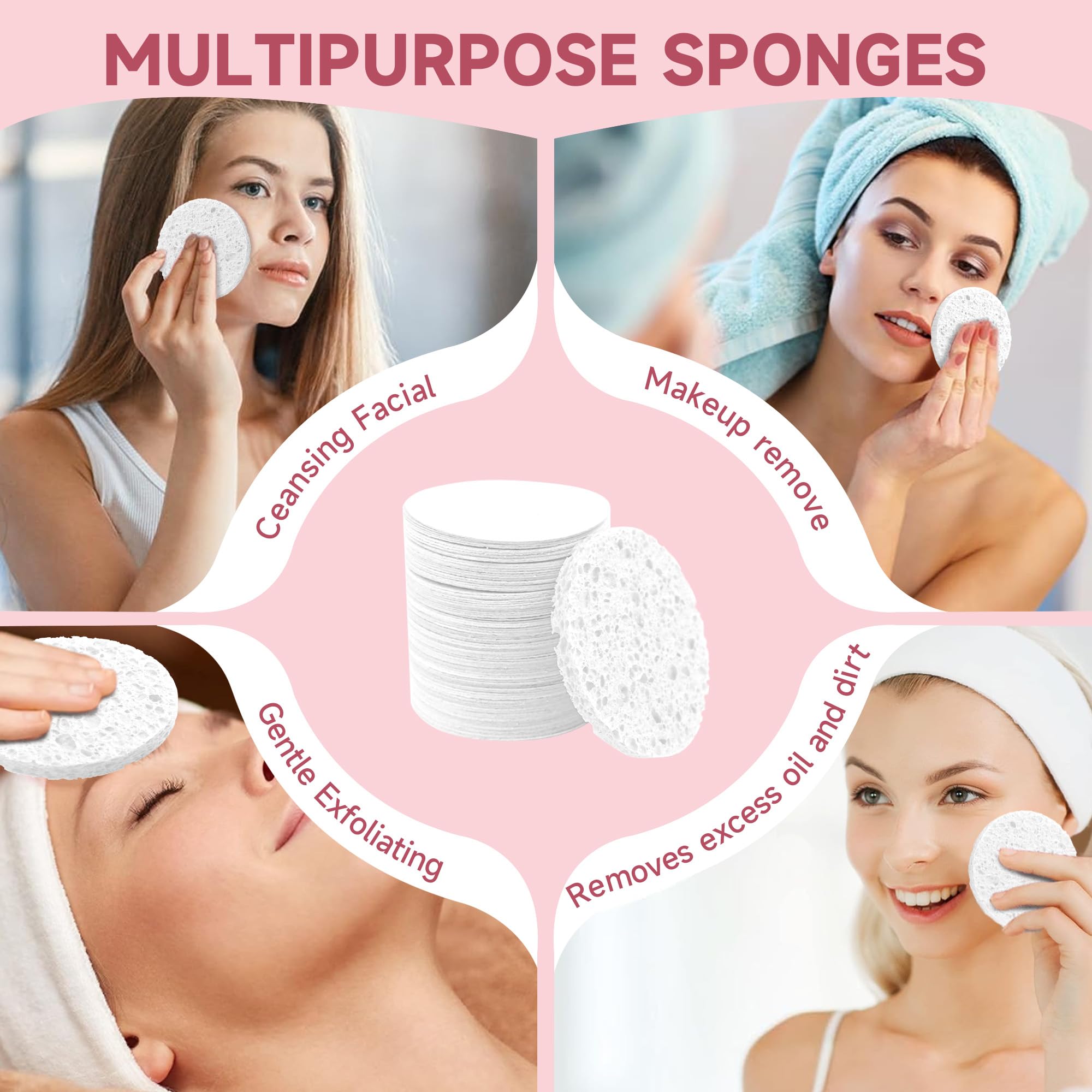LILAC travel-friendly sponges ideal for on-the-go skincare