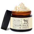 Lilei Beauty Organic Grass-Fed Beef Tallow Balm with Raw Honey – Unscented Face & Body Moisturizer (115g/4.06oz)