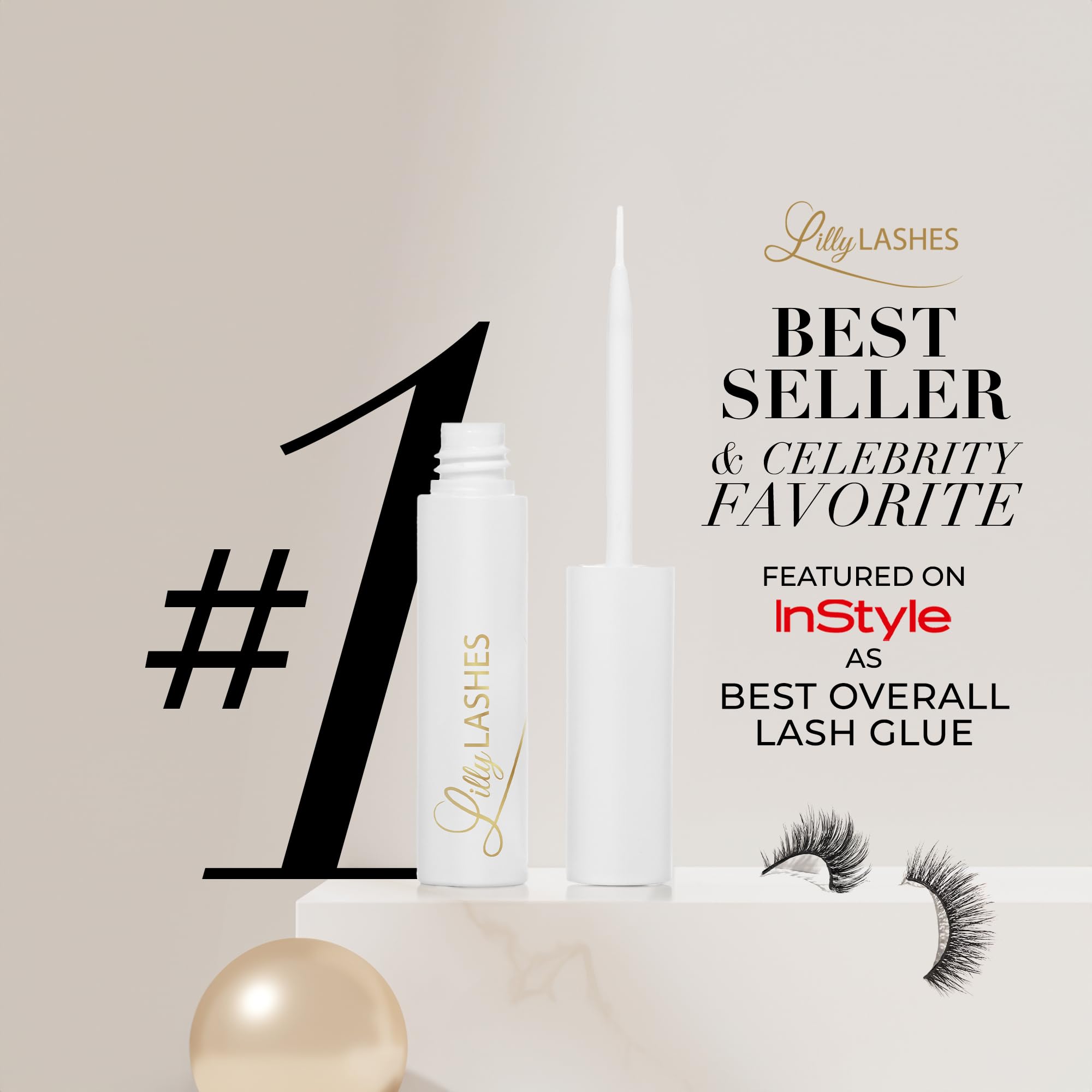 Lilly Lashes offers a 30 second tack time for secure placement.