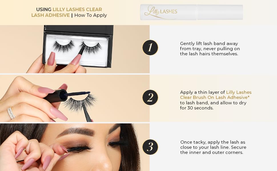 Lilly Lashes long dramatic volume for a camera-ready look