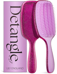 Lily England Cepillo desenredante para rizos 2c-4c, deslizamiento suave.
