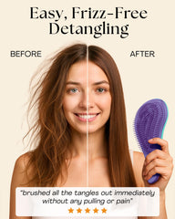 Lily England Detangler Comb wide-tooth eases through knots without pulling