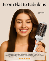Lily England round brush small 53mm for precise root lift and sleek finish
