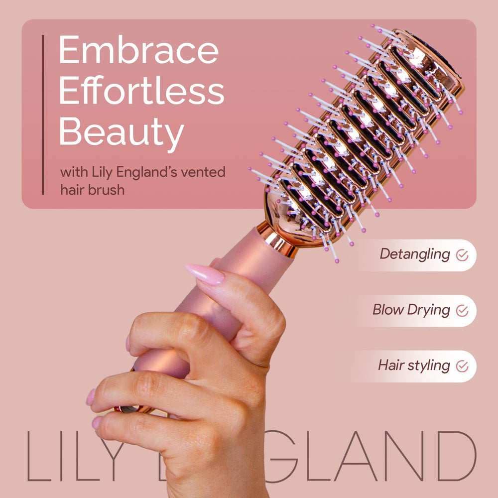 Lily England vented design reduces heat buildup during drying.