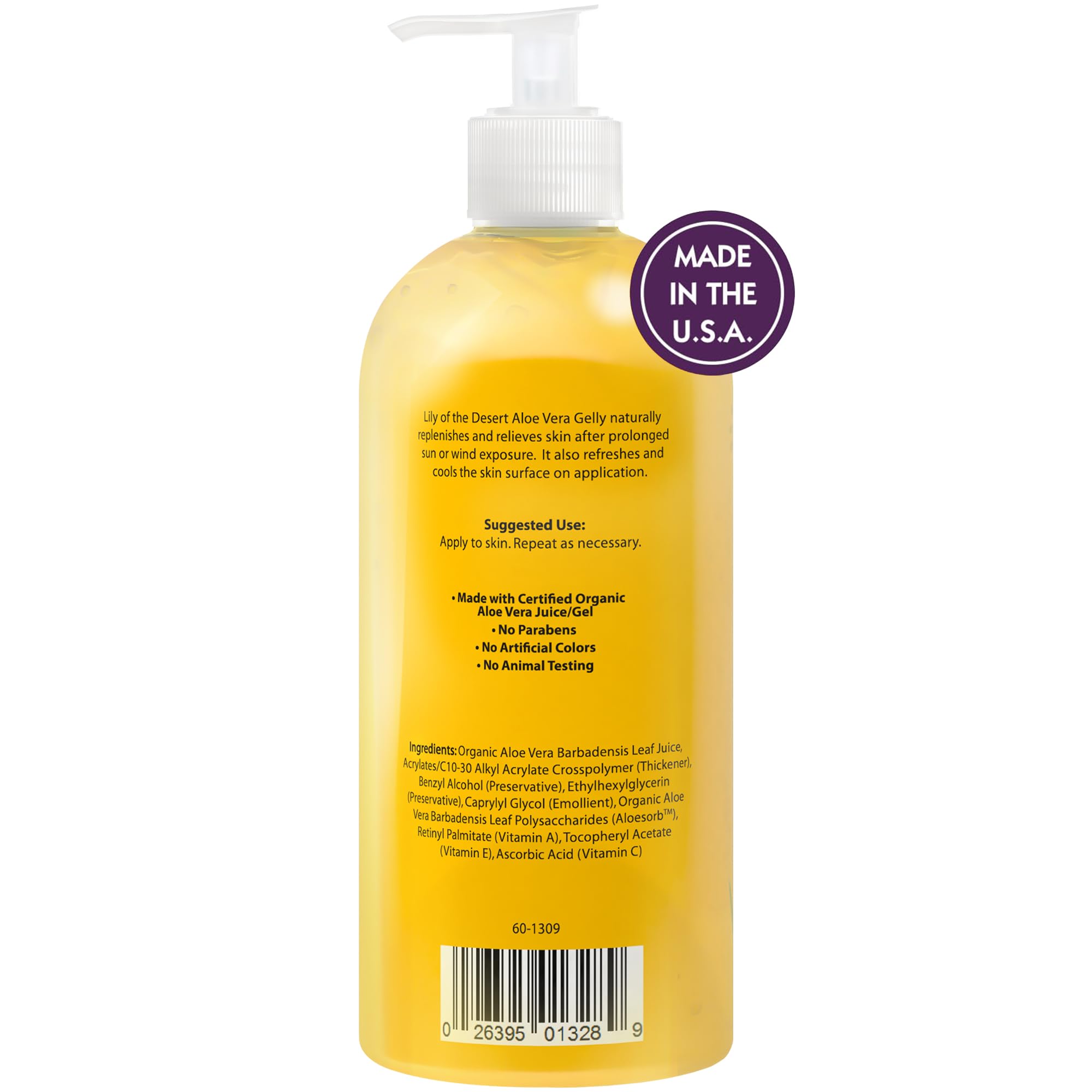 Lily Of The Desert Gelly: textura gel de aloe vera para piel suave.