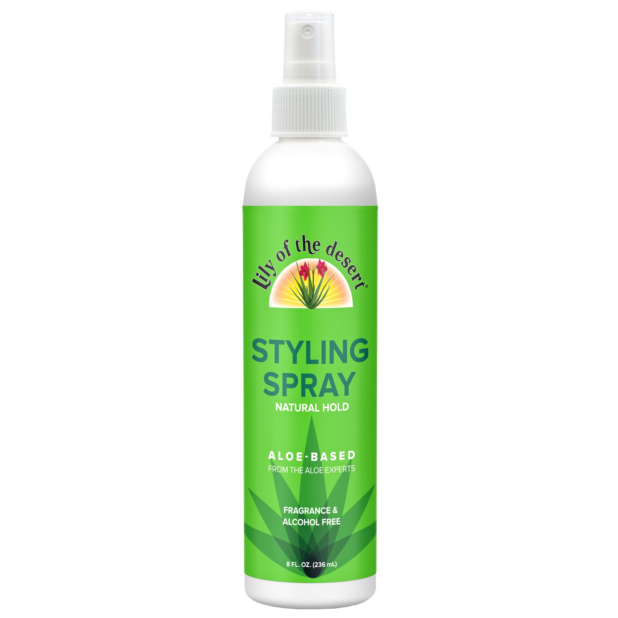 Lily Of The Desert atomizador para cabello, aplicación suave para peinados flexibles.