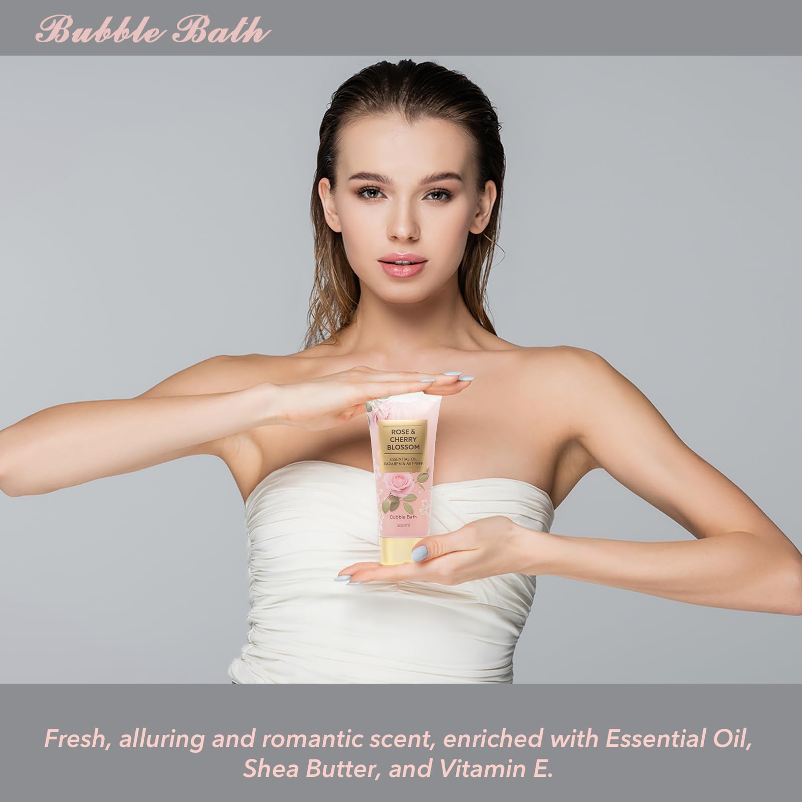 LILY ROY body lotion tube delivering soft, nourished skin.