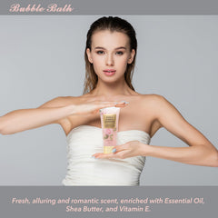 LILY ROY body lotion tube delivering soft, nourished skin.