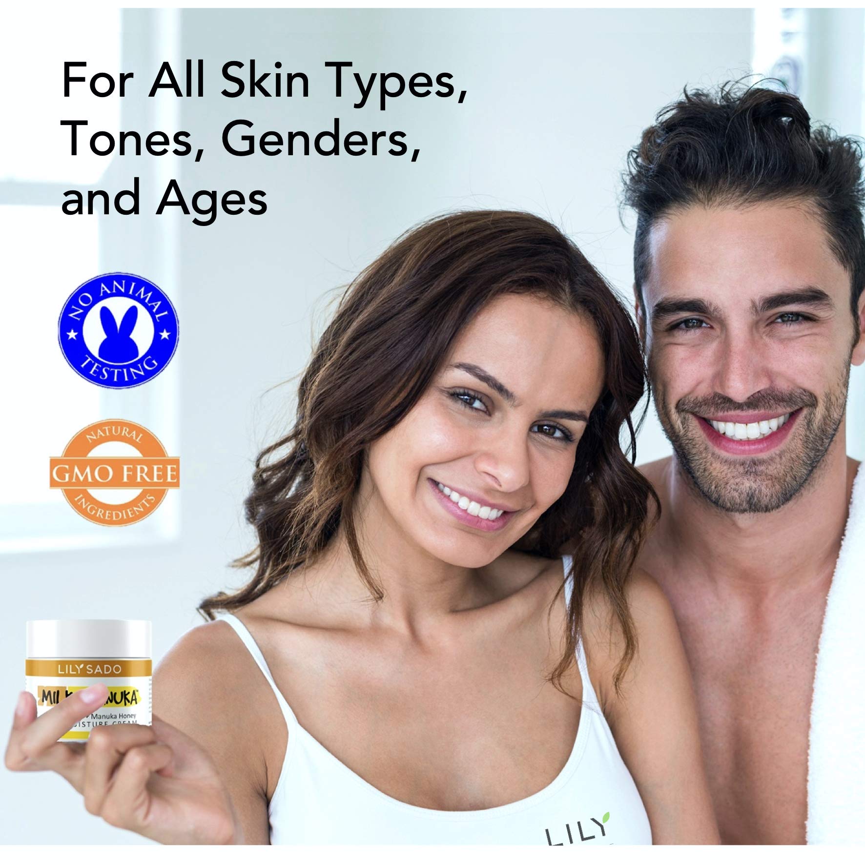 LILY SADO Milk+Manuka gotu-kola leaf emphasizes botanical skin-support