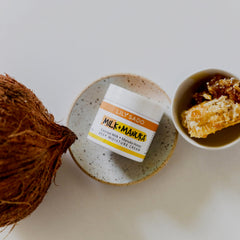 LILY SADO Milk+Manuka honey-drops closeup suggests soothing hydration