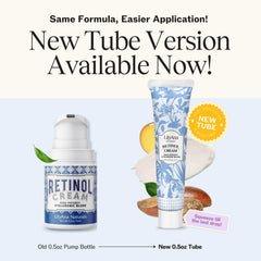 LilyAna Naturals cream texture close-up highlights a hydrating formula.