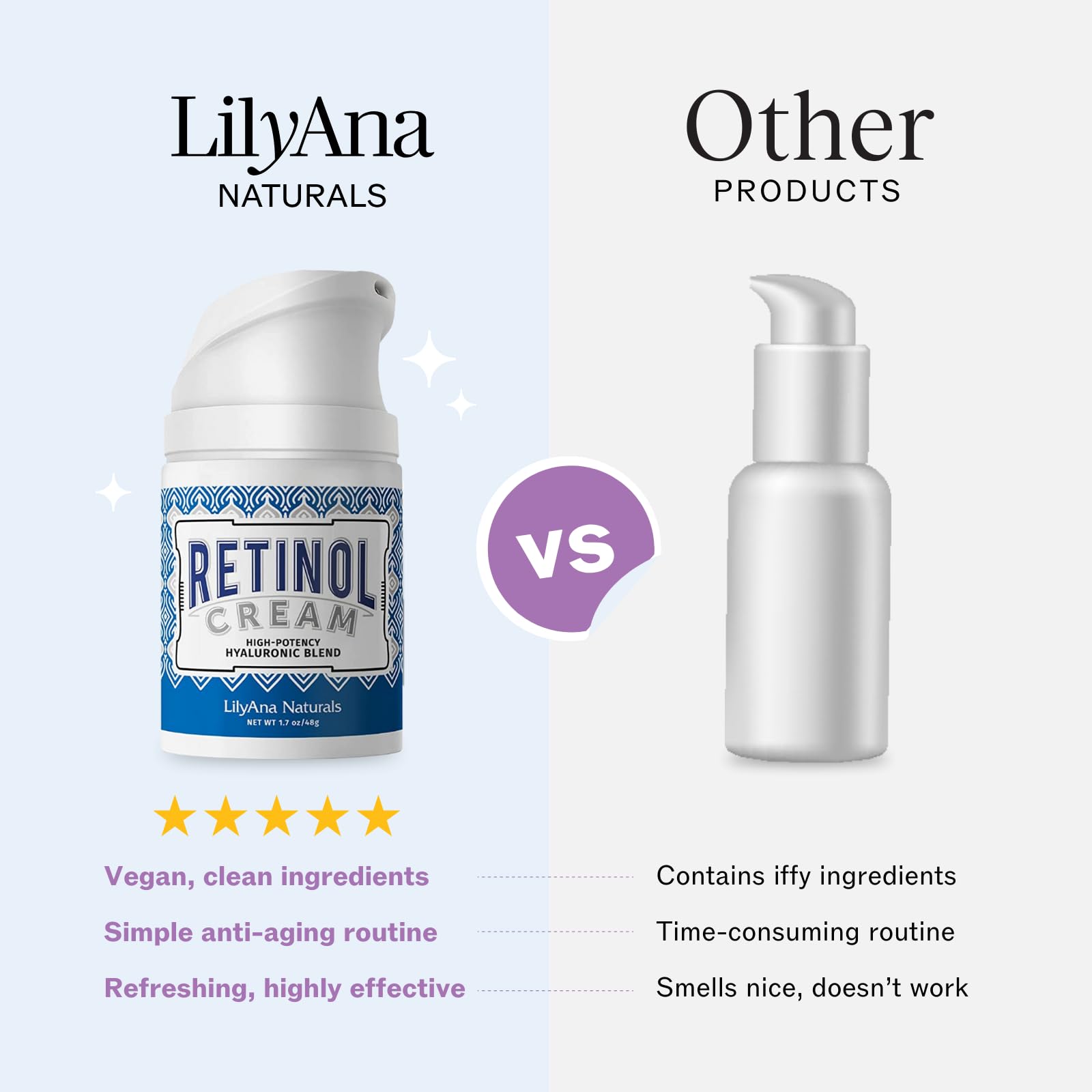 LilyAna Naturals neck area treatment demonstrates gentle firming.