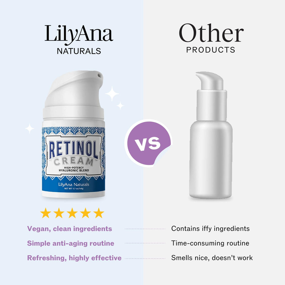 LilyAna Naturals neck area treatment demonstrates gentle firming.