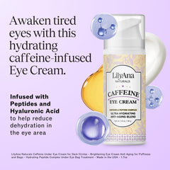 LilyAna Naturals crema de ojos, péptidos antiarrugas para mayor firmeza alrededor de los ojos.