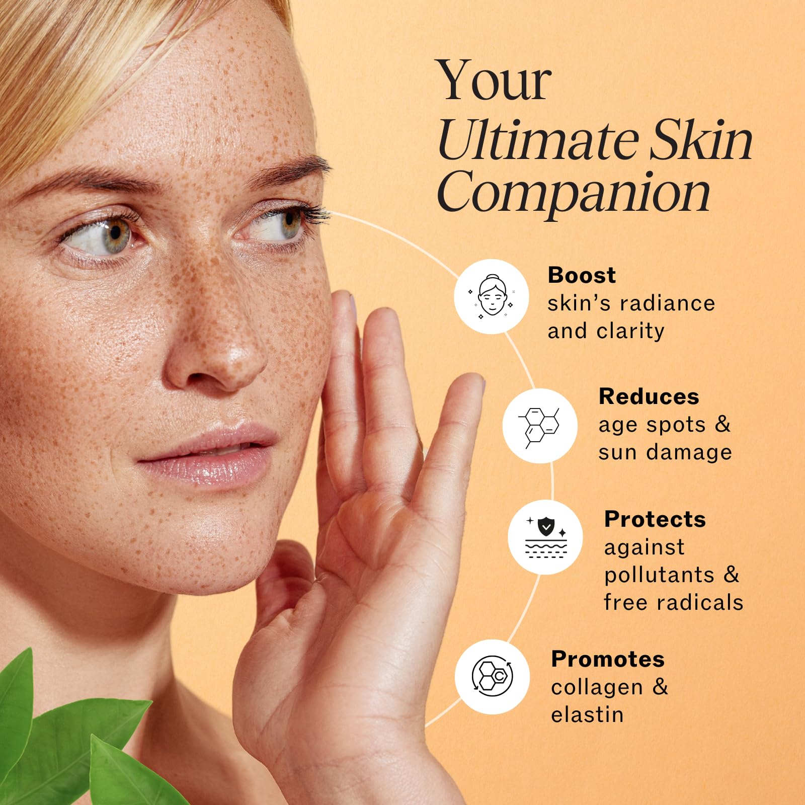 LilyAna Naturals Serum Vitamina C paque te doble para cuidado diario.