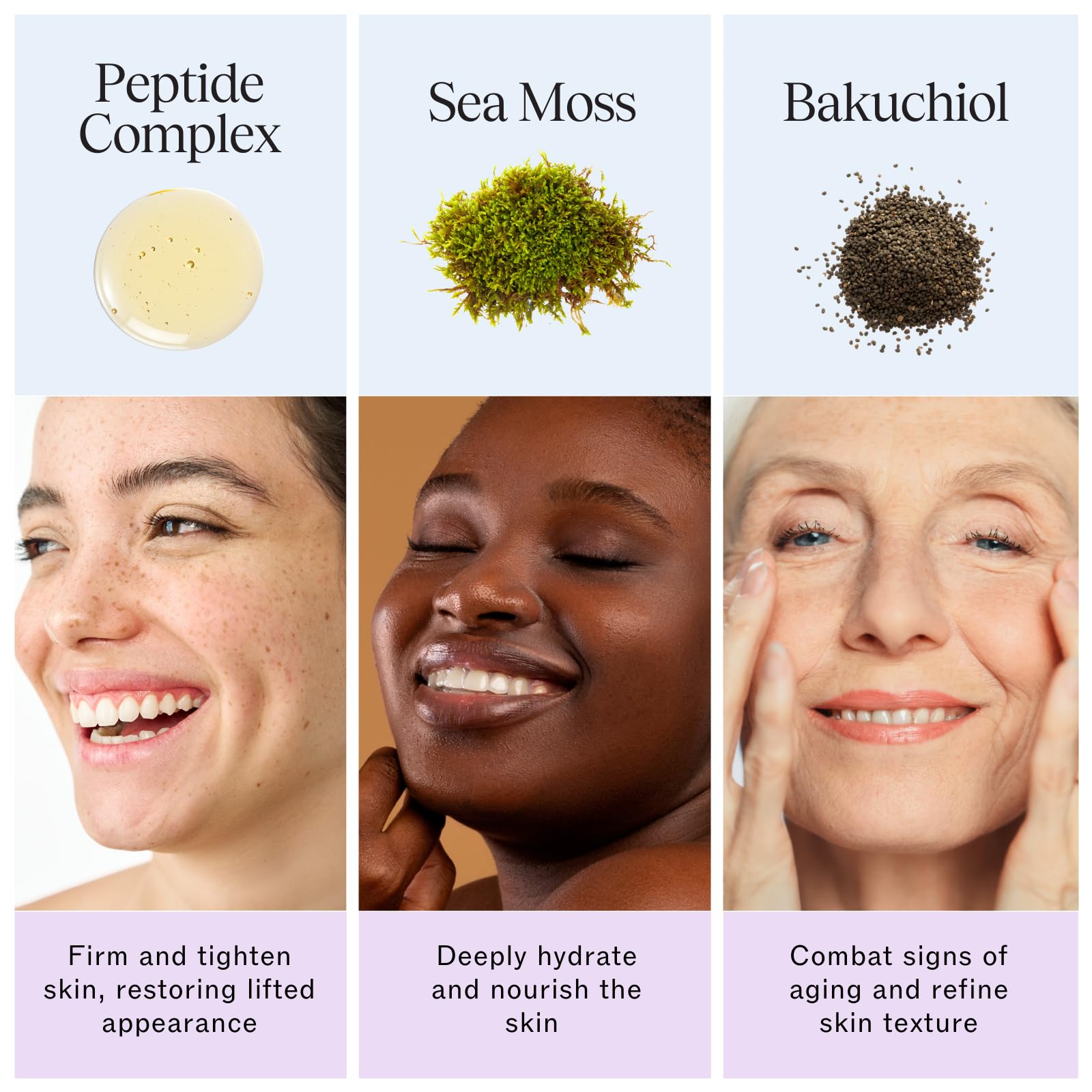 Textura cremosa de LilyAna Naturals en crema facial para uso diario