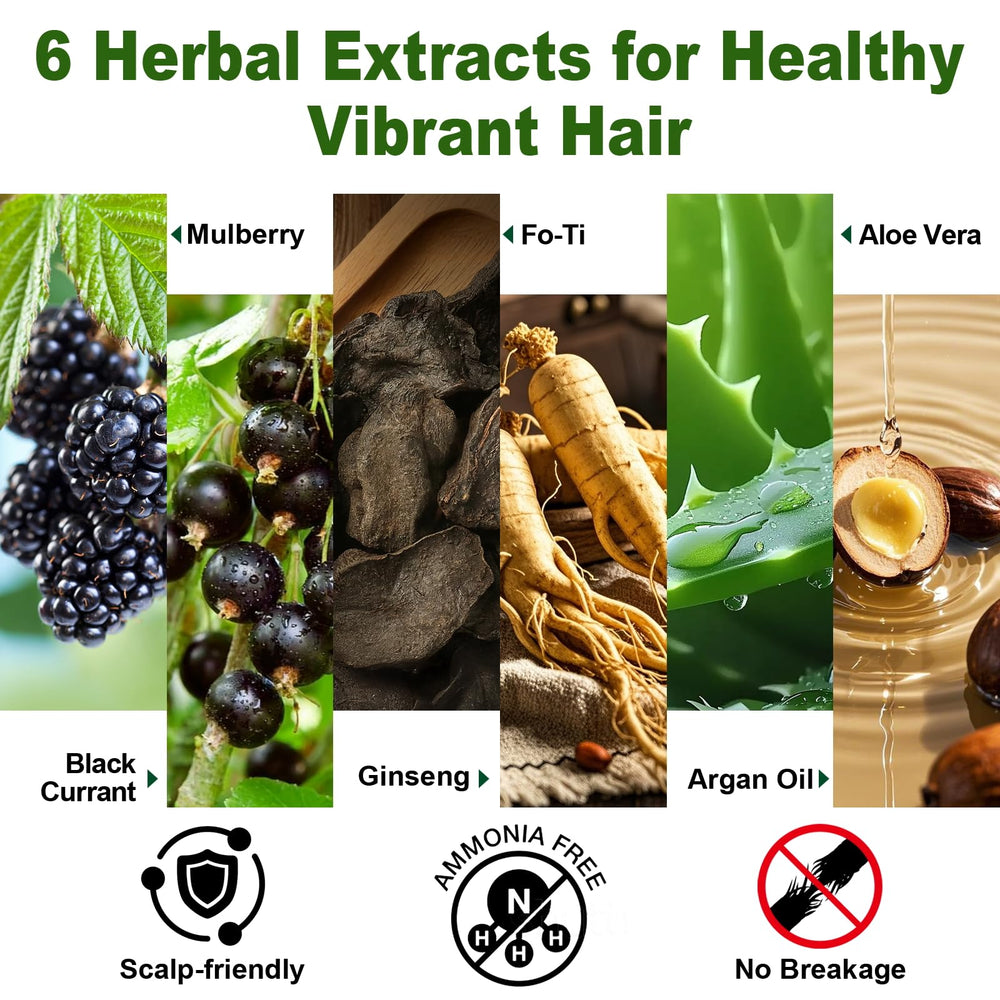 Limer Hair Dye Shampoo Natural Black waiting period during color process of 20-40 minutes