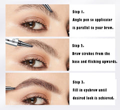 Linble cejas trazos pelo, acabado duradero para uso diario