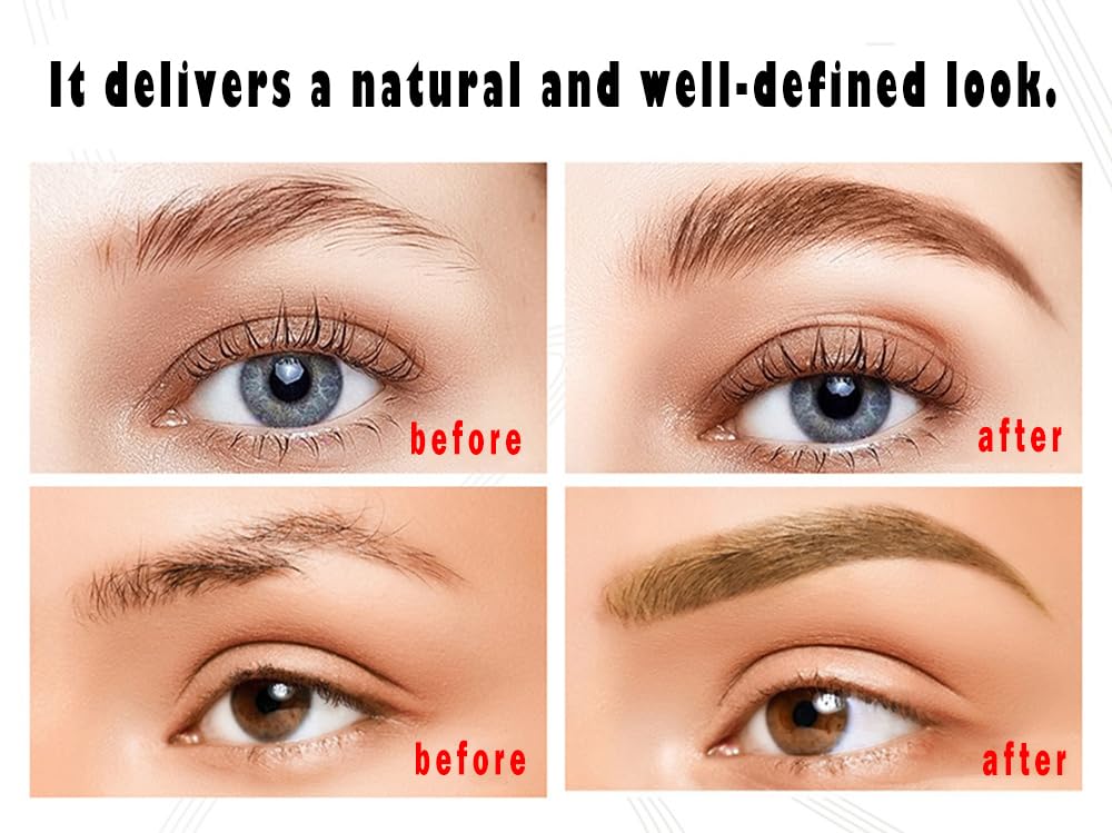 Linble cejas trazos pelo, aplicación precisa para cejas definidas
