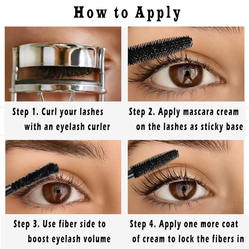 Linble side B mascara cream delivers immediate elongation while curling tiny lashes
