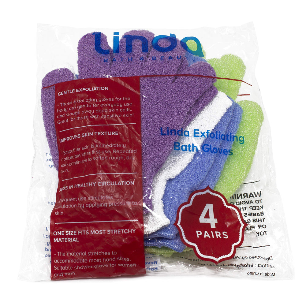 Close-up of Linda glove texture for exfoliation