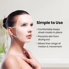Lindo Silimask sujeción de orejas mantiene la mascarilla en su lugar durante el uso.